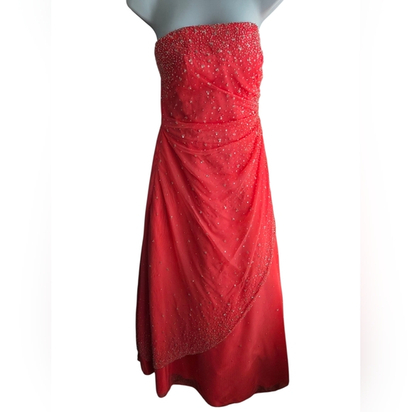 Morilee Madeline Gardner Dresses & Skirts - Morilee Pink/Coral Beaded Sequin Dress Size 2?
